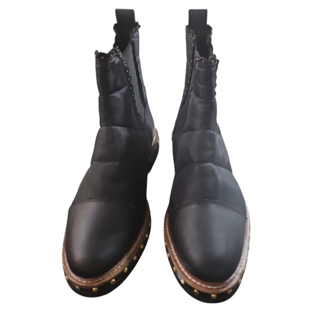 New Free People Leather Chelsea Boots Sz 7.5